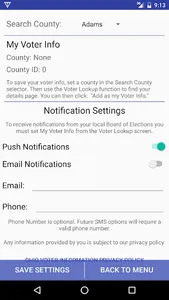 Ohio Voter Information screenshot 1
