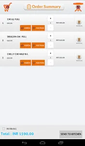 Order Taking Application screenshot 3