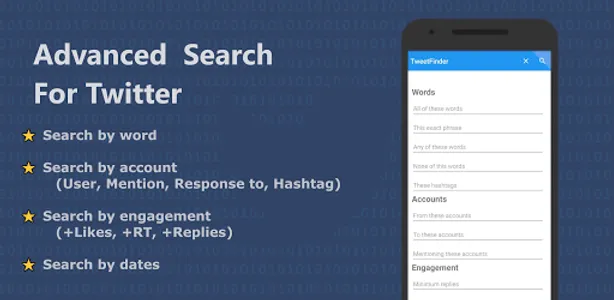 Tweet Finder - Advanced Search screenshot 0