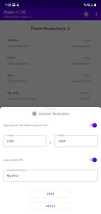 Pixels: Resolution+DPI Changer screenshot 7