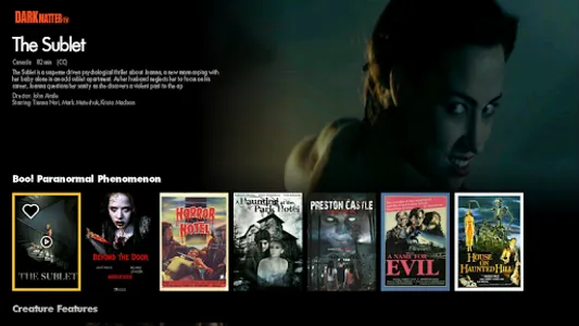 Dark Matter TV for Android TV screenshot 0