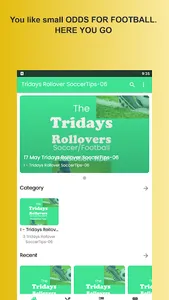 Tridays Rollover SoccerTips-06 screenshot 0