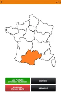 Régions de France - Quiz screenshot 15