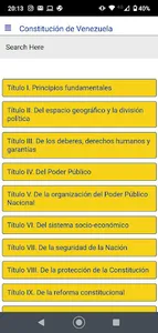 Constitución de Venezuela screenshot 0