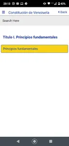 Constitución de Venezuela screenshot 1