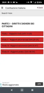 Costituzione Italiana screenshot 1