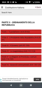 Costituzione Italiana screenshot 2