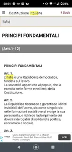 Costituzione Italiana screenshot 3