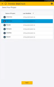 Trimble SiteCheck screenshot 2