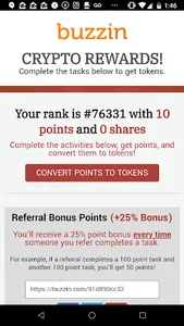 Buzzin Crypto Rewards screenshot 0