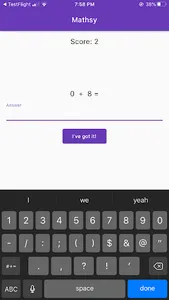 Mathsy screenshot 2