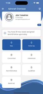 Overseas CRM screenshot 2