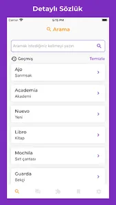 İspanyolca - Türkçe Kelimeler screenshot 1