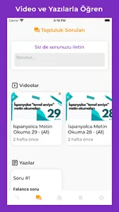 İspanyolca - Türkçe Kelimeler screenshot 2