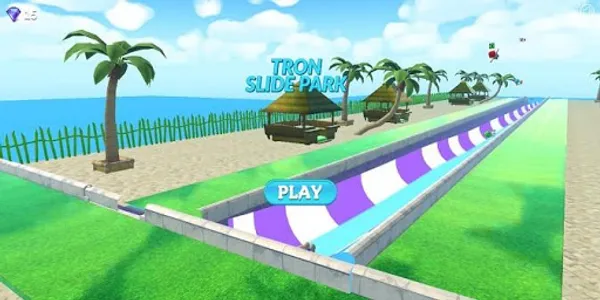 Tron City Slide screenshot 1