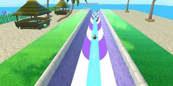 Tron City Slide screenshot 2
