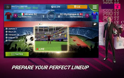 Pro 11 - Soccer Manager Game screenshot 10