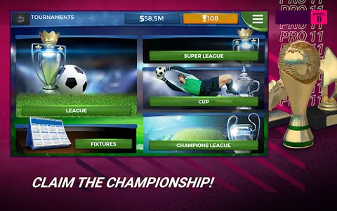 Pro 11 - Soccer Manager Game screenshot 14