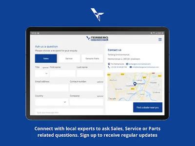Terberg Product Finder Tablet screenshot 3