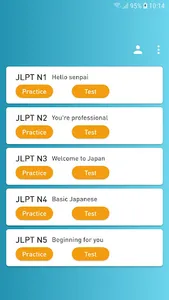 JLPT Test - Japanese Test (N5- screenshot 0