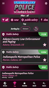 Tru Blue Police Scanner Radio screenshot 2