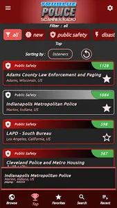 Tru Blue Police Scanner Radio screenshot 4