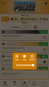 Tru Blue Police Scanner Radio screenshot 6