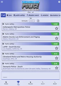 Tru Blue Police Scanner Radio screenshot 8