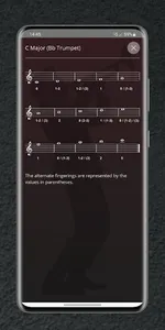Trumpet Fingering Chart screenshot 7