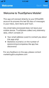 TrustSphere Mobile PE screenshot 1