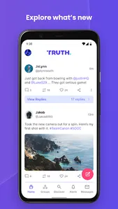 Truth Social screenshot 1