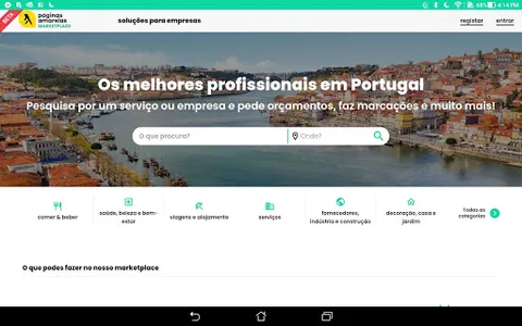 paginasamarelas.pt screenshot 2
