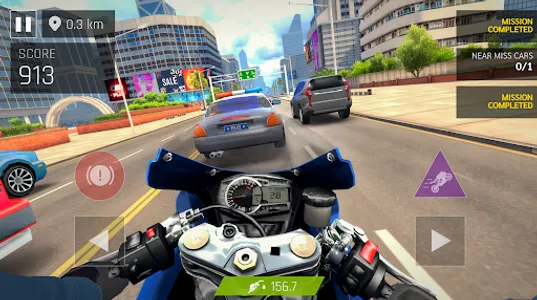 Real Moto Rider: Traffic Race screenshot 6