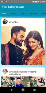 Virat Kohli Fan App screenshot 1