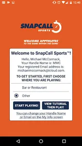 SnapCall Sports screenshot 0