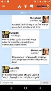 SnapCall Sports screenshot 4