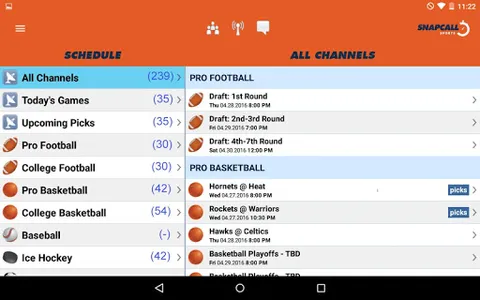 SnapCall Sports screenshot 5