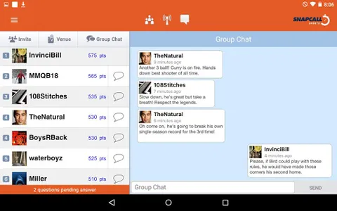 SnapCall Sports screenshot 7