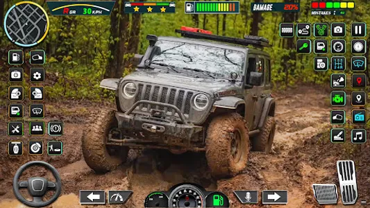 Offroad Mud Jeep Simulator 3d screenshot 0