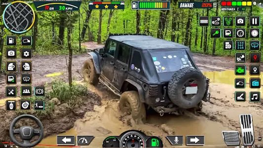 Offroad Mud Jeep Simulator 3d screenshot 5