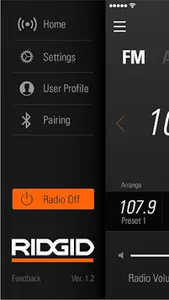 RIDGID™ Jobsite Radio screenshot 0