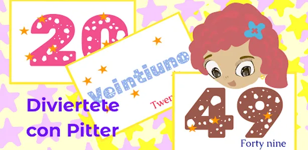 Pitter, juego números cartas screenshot 2
