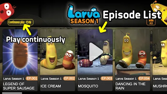 Larva season 1(full version) screenshot 0