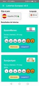 Euro Loterias screenshot 2