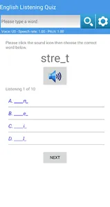 English Listening Quiz screenshot 2