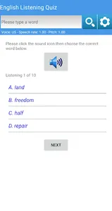 English Listening Quiz screenshot 7