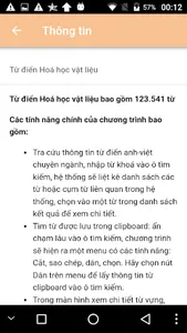 Từ điển ngành hoá học vật liệu screenshot 5