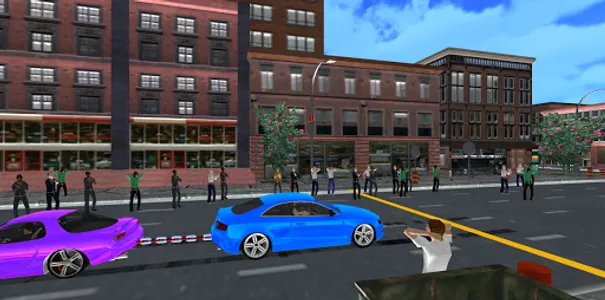 Tug of War Chained Cars : Impo screenshot 0