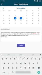 GBS - Parent App screenshot 2