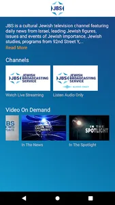 JBS -Jewish Broadcasting Serv. screenshot 0